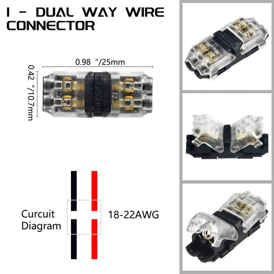 Złącze kablowe (typ H, 2-biegunowe)