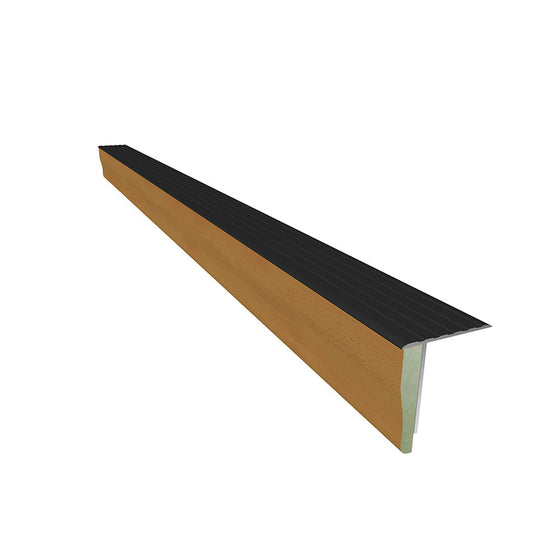 Wyjście Beech profilowane profilem aluminiowym