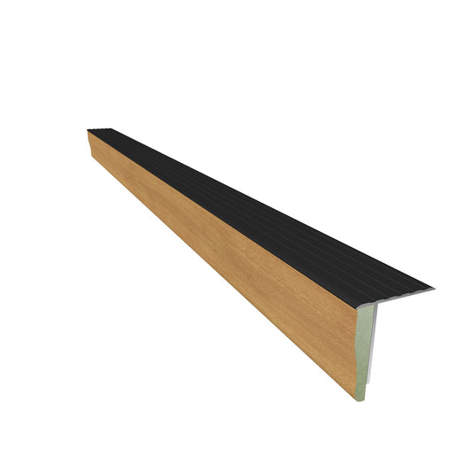 Wyjście Oak profilowane profilem aluminiowym