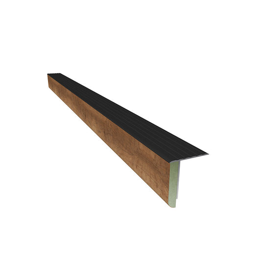 Wyjście Vintage Oak z profilem aluminiowym