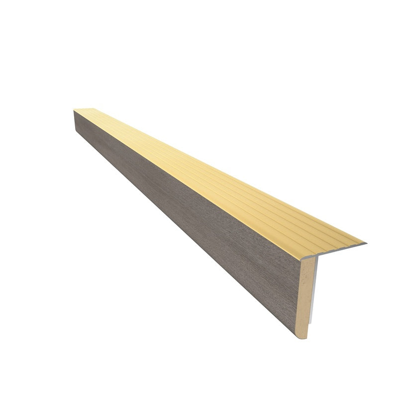 Wyjście Vintage Grey Oak z profilem aluminiowym