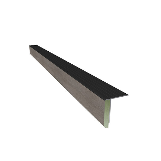 Wyjście Vintage Grey Oak z profilem aluminiowym