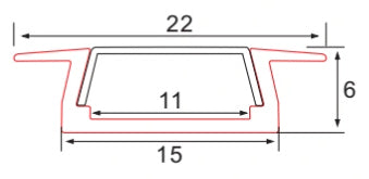 Zestaw - Taśma LED HAFA z profilem aluminiowym 30/60 cm