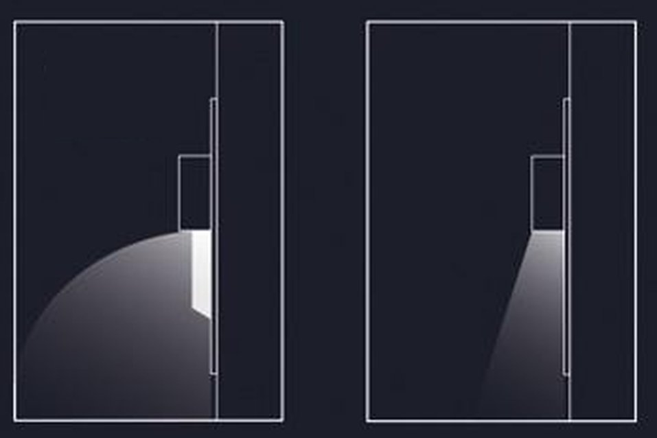 Wangenbeleuchtung Set - LED-Strahler Tango Short