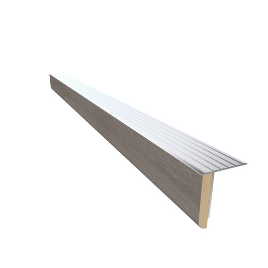 Wyjście Vintage Grey Oak z profilem aluminiowym