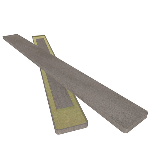 Nakładka na stopień z krawędzią ABS, Grey Oak