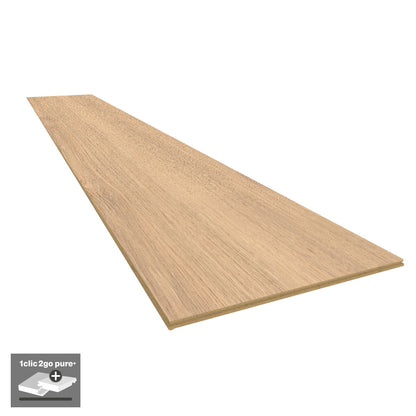Laminat Boden Eiche Natur V-Fuge, Pure+