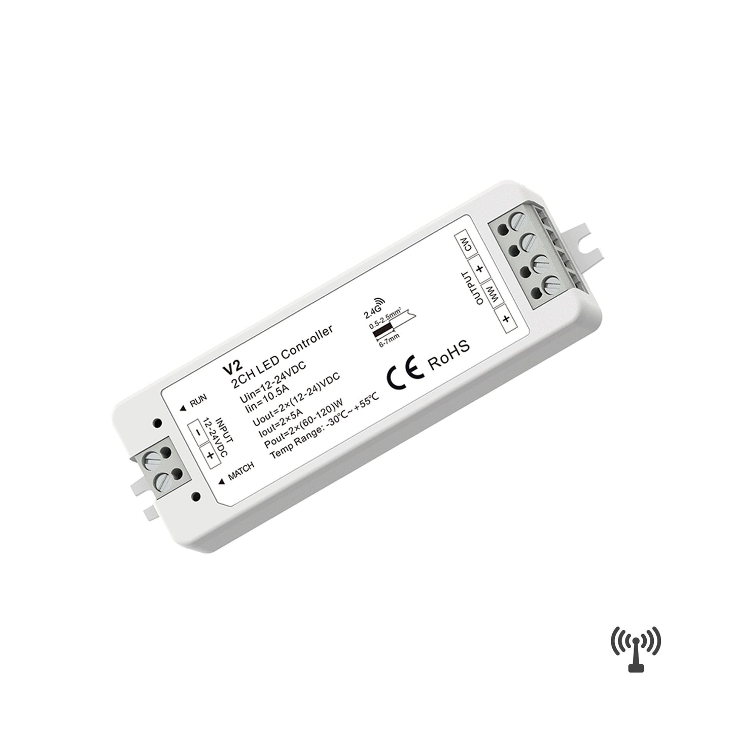 Set - HAFA LED-Controller (Funk) für LED-Streifen - V2