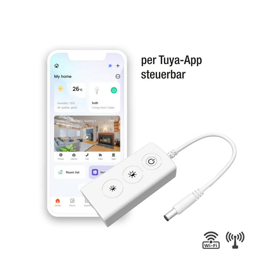 Zestaw - Kontroler LED HAFA (WiFi i radio) do reflektorów LED - VD1(WT)