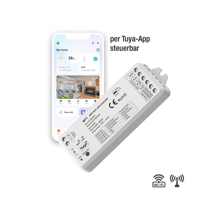 Set - HAFA LED-Controller (WiFi & Funk) für LED-Streifen - WT1