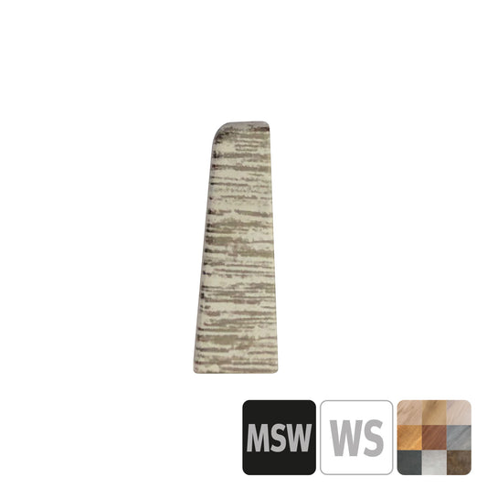 Zaślepki do listew przypodłogowych 58 mm, wszystkie dekory